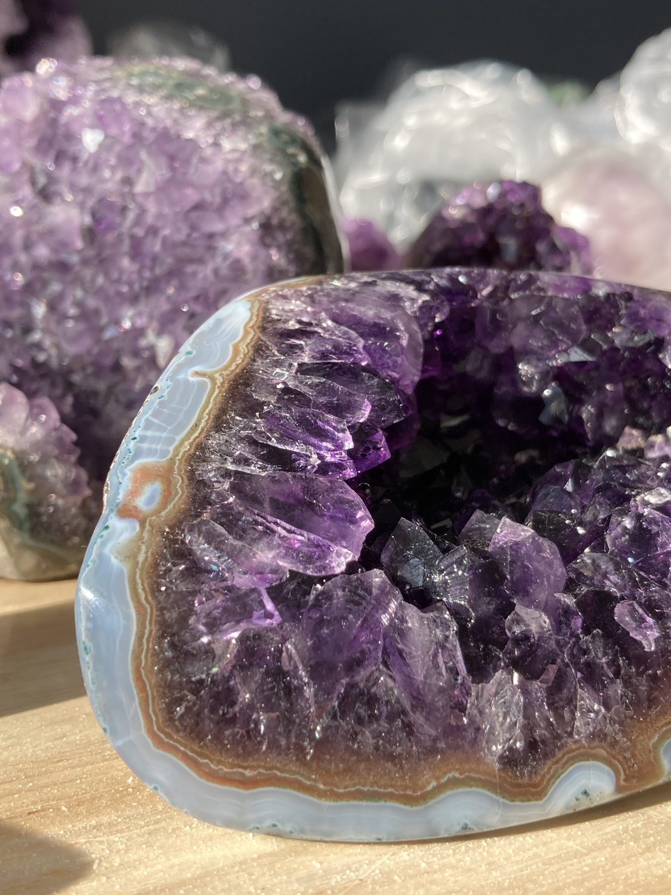 Amethyst geode