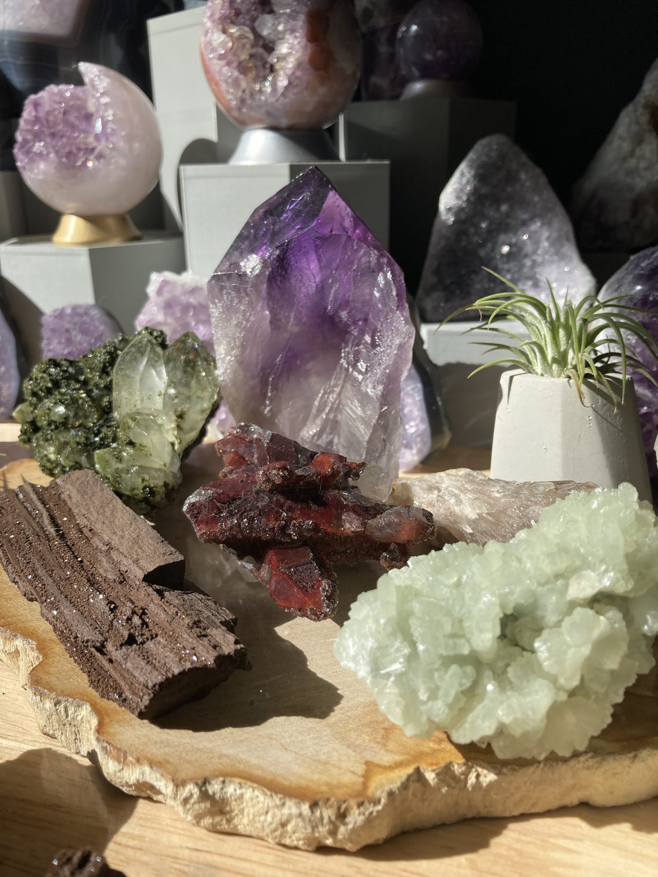 A mineral specimen on the worktable — Modern Mineral