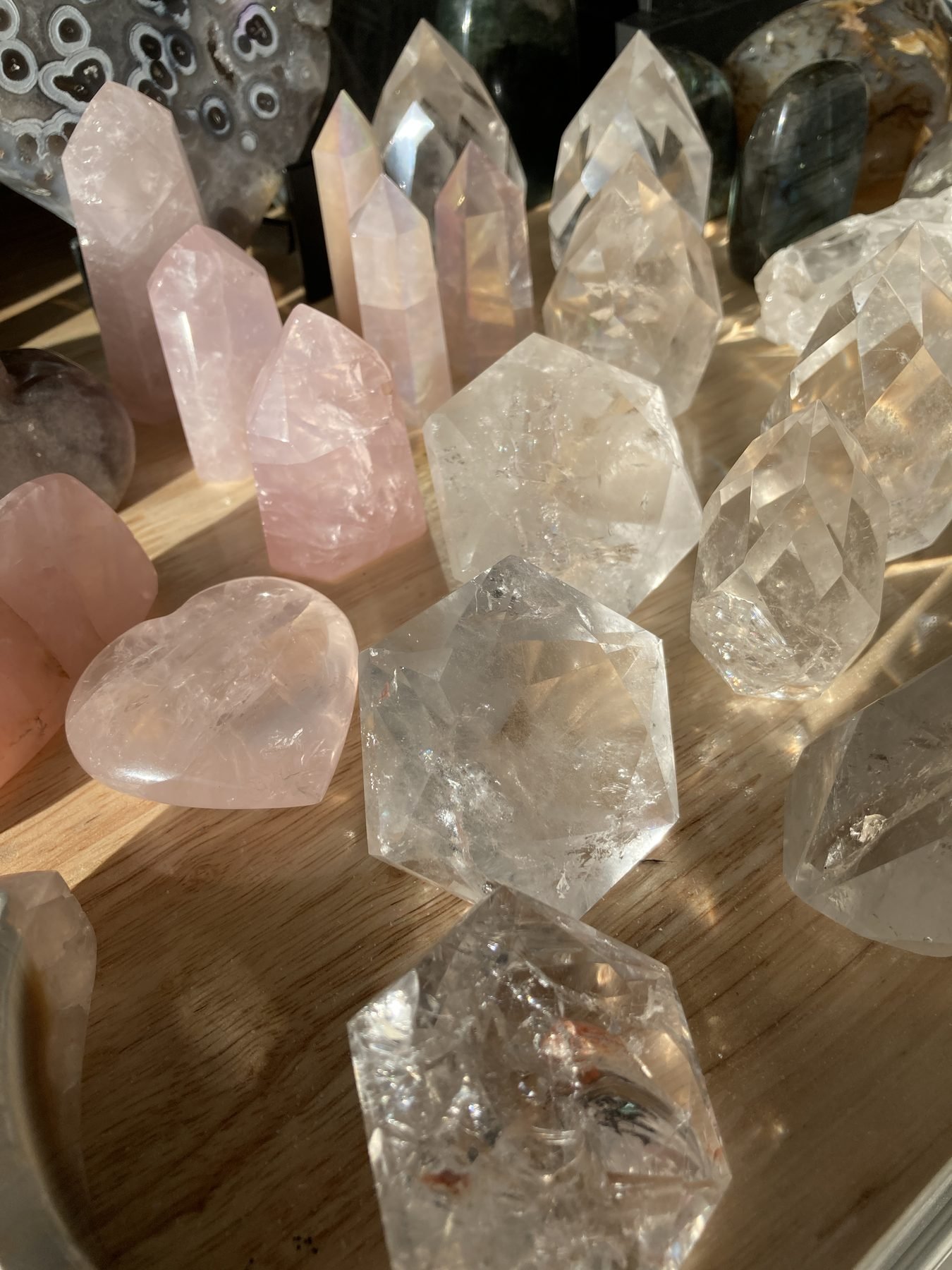 Blue calcite spheres — Modern Mineral